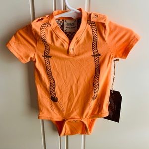 Infant Boy’s Orange Onsie 6-9 Months